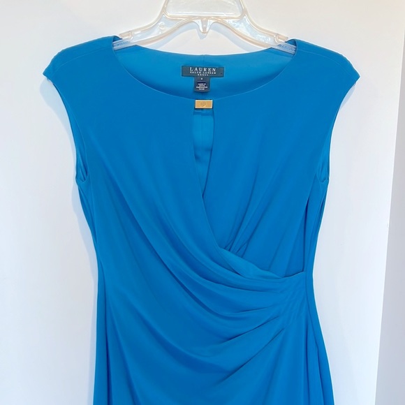 💥SALE💥 Ralph Lauren Blue Jersey Dress - Picture 3 of 7